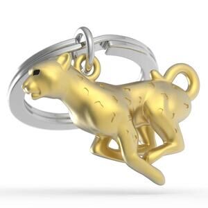 Metalmorphose Leopard Keychain in Gift Box